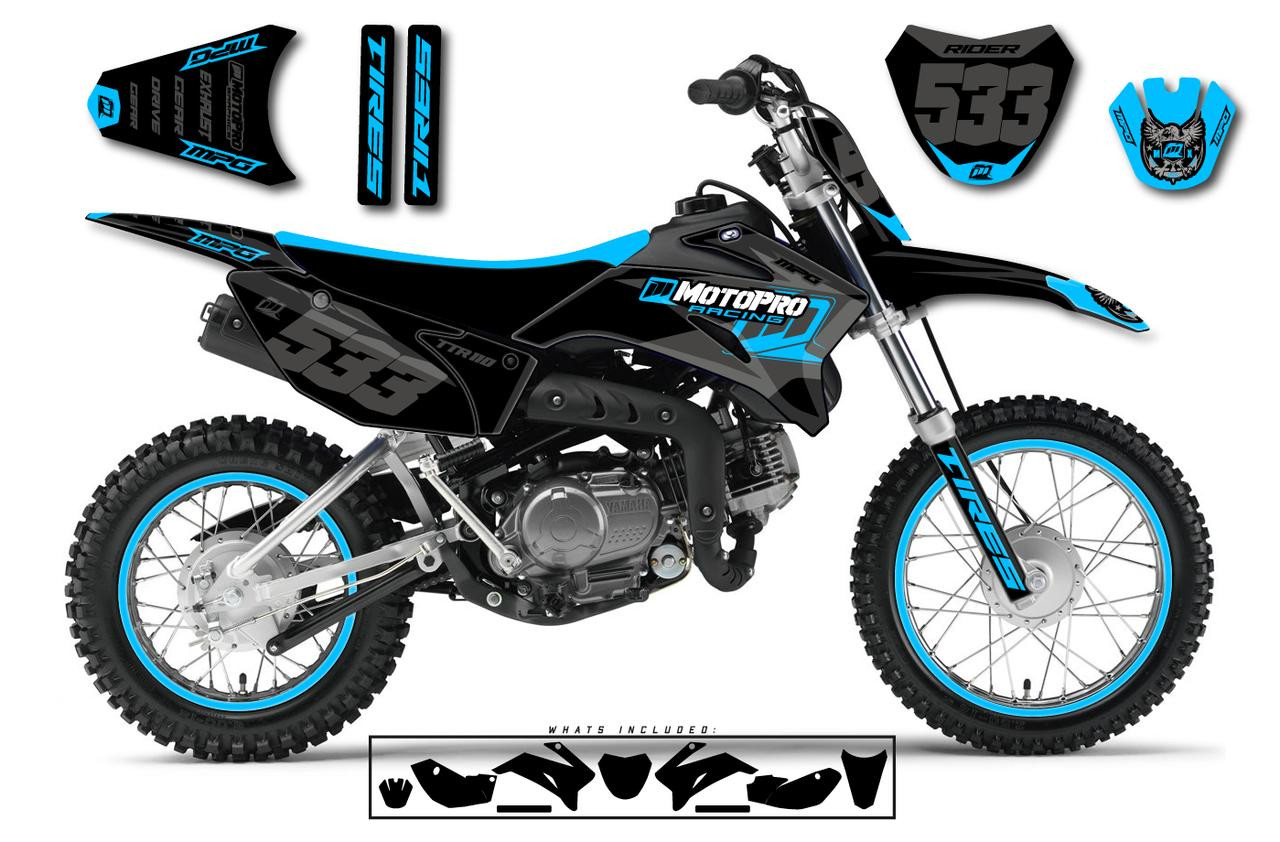 Yamaha TTR110 Pit Bike NASHVILLE Series Graphics - FREE SHIPPING Yamaha TTR110 Pit Bike NASHVILLE Series Graphics - FREE SHIPPING