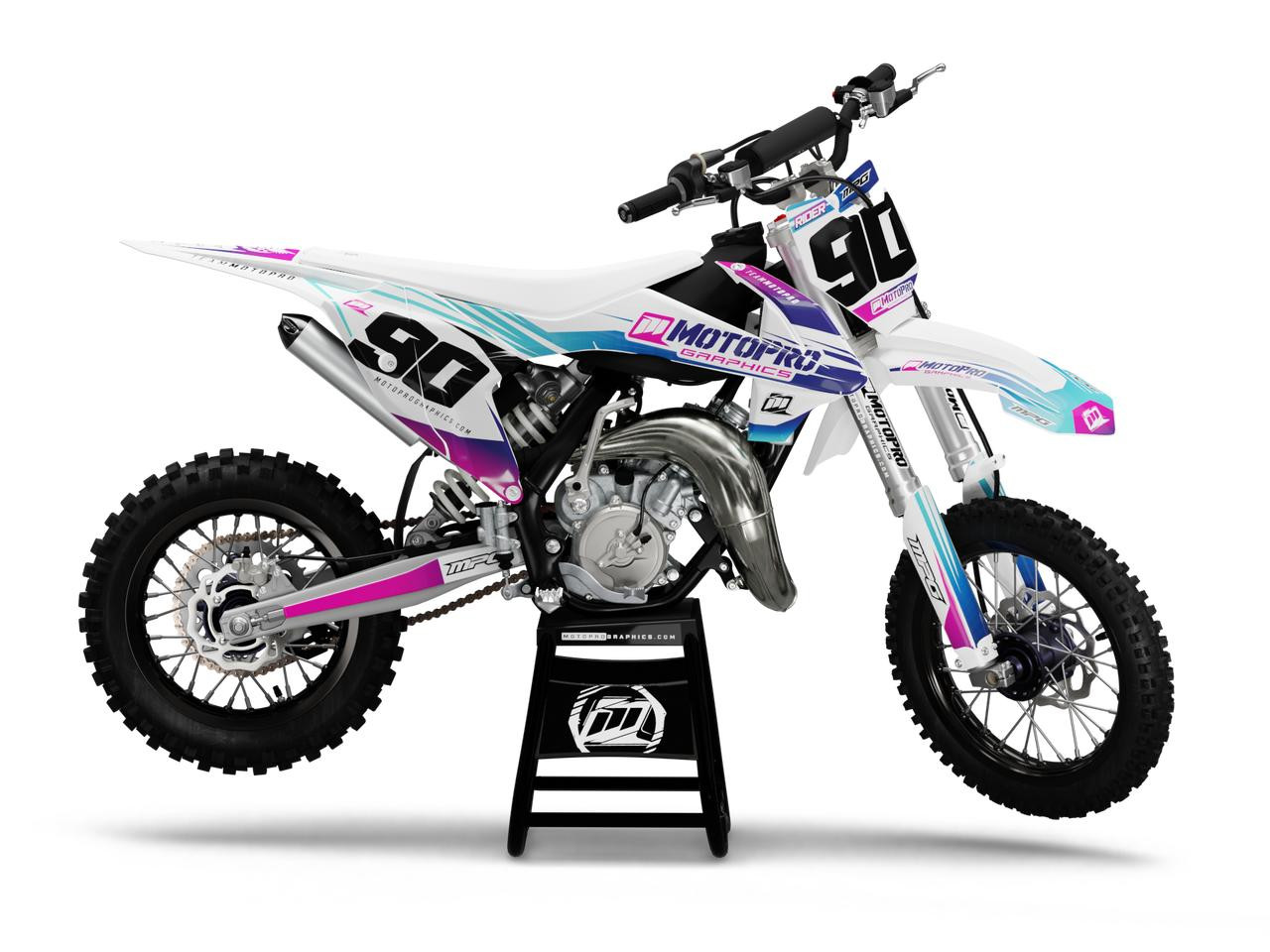 Custom 85 SX Dirt Bike SLEET Series Graphics Set - FREE SHIPPING