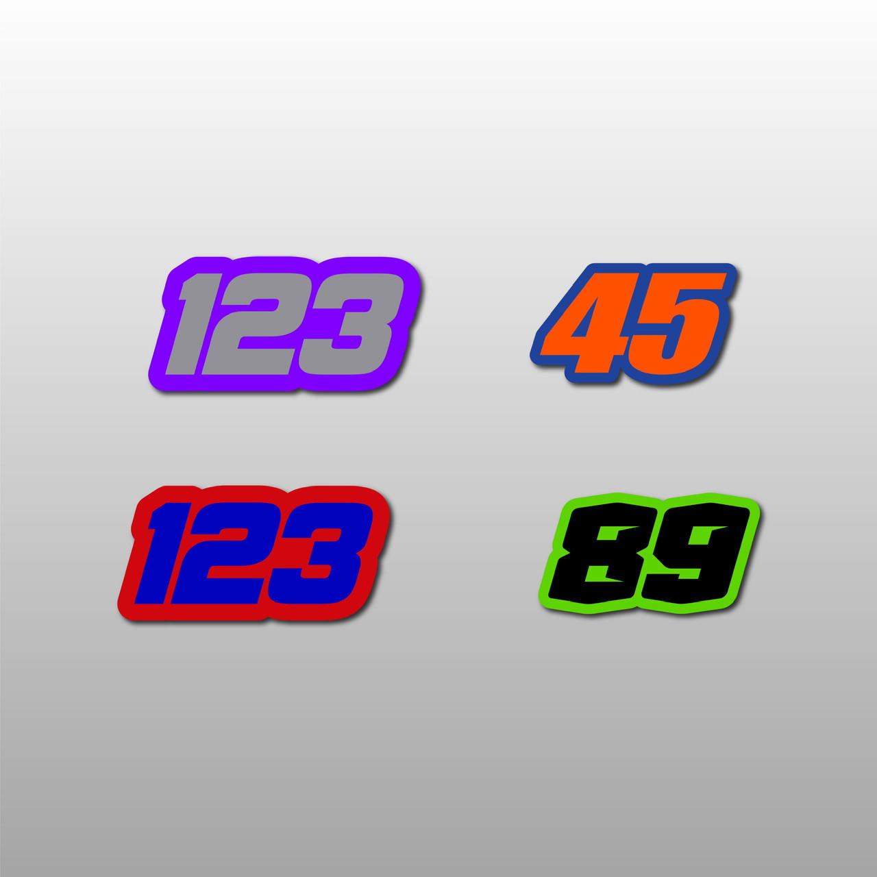 Contour cut numbers motopro graphics