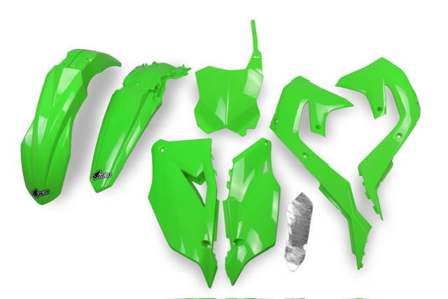 Kawasaki KX250f/450f full plastics kit - Green | Motopro Graphics