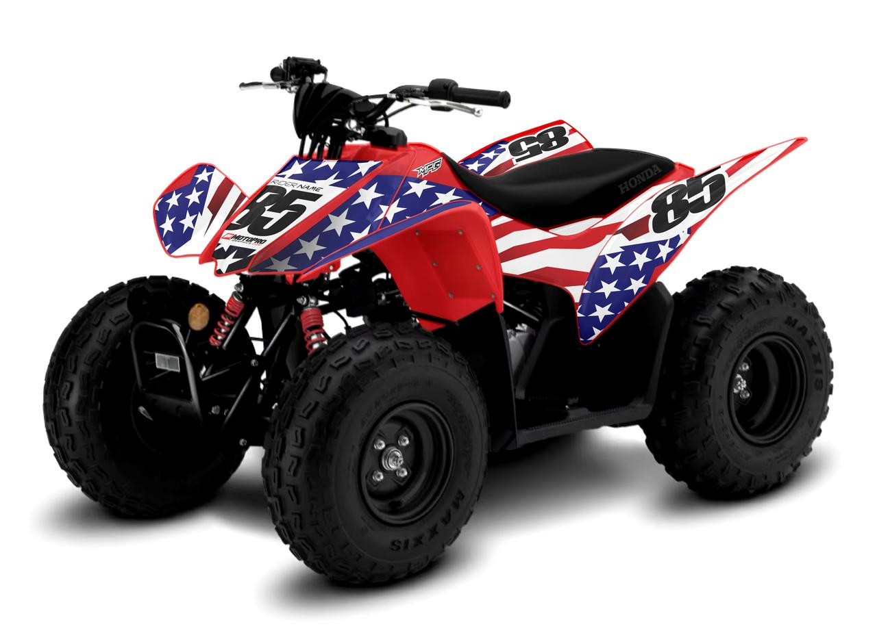 Custom Honda TRX 90 USA Series Graphics | Motopro Graphics