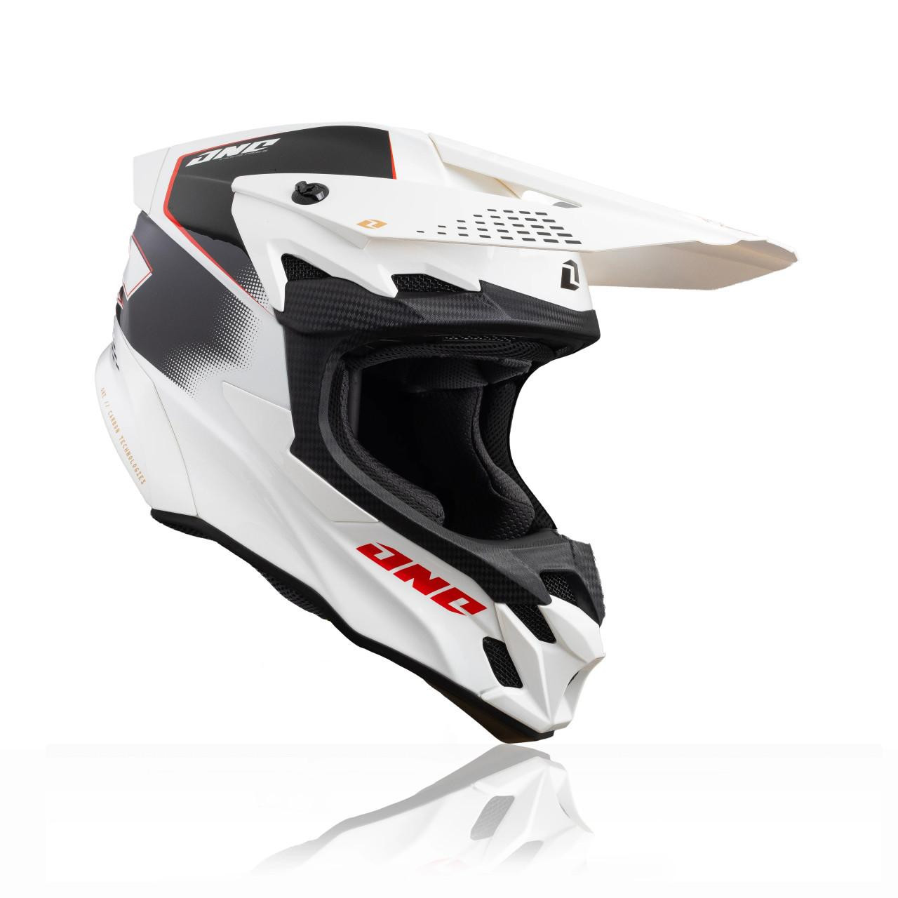 X-197 Helmet Carbon White Scorch | Motopro Graphics X-197 Helmet Carbon White Scorch | Motopro Graphics