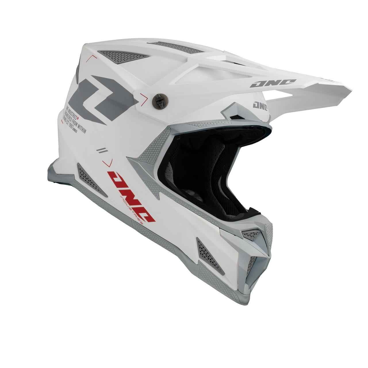 X-297 Helmet - Focus White/Gray | Motopro Graphics