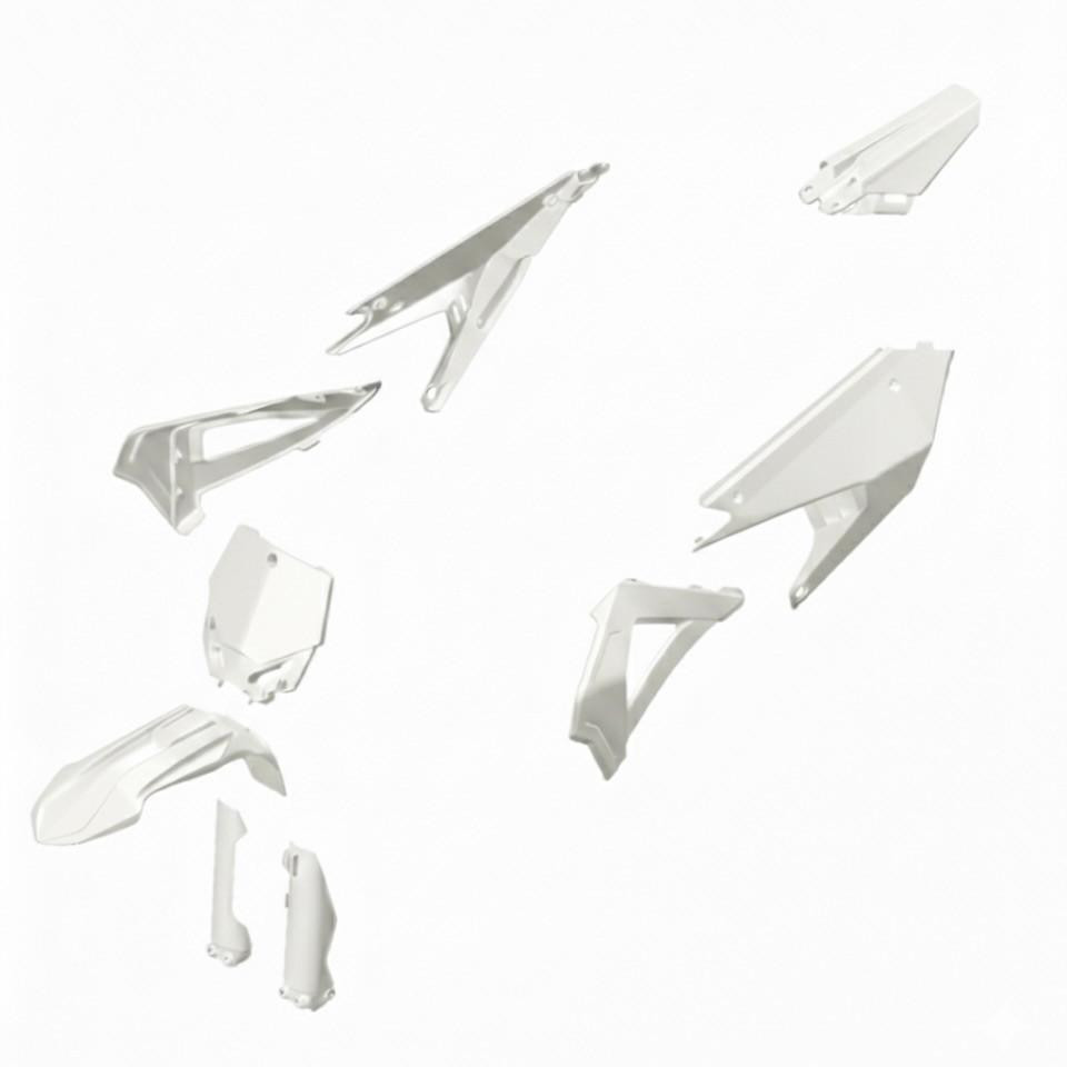 2026 Cobra CX 65 Full Plastics Set-White | Motopro Graphics