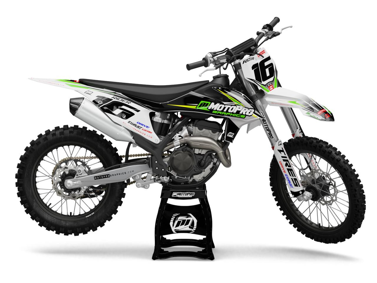 Custom 50sx-450sxf Dirt Bike CHALLENGER Series Graphics Set
