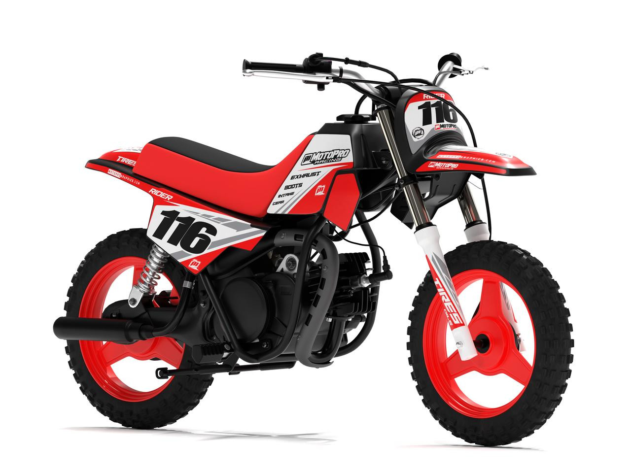 Yamaha PW50 Trek Series Graphics kit | Motopro Graphics