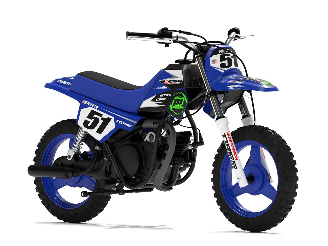Yamaha PW50 Bambam Series Graphics kit | Motopro Graphics