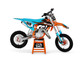 MotoPro Graphics Custom KTM 50 SX / Mini Dirt Bike MATRIX ORANGE CYAN Series Graphics Set - FREE SHIPPING