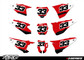MotoPro Graphics Gasgas Number Plates Set V3 