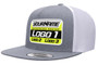 FlexFit Custom Motocross Hat Heather Grey/White Trucker Snapback 