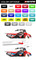 MotoPro Graphics Custom Cobra Dirt Bike Anomoly White/black/teal Graphics Set 