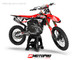 MotoPro Graphics Custom Honda Dirt Bike 4twelve Red Black & White Series Graphics  