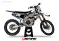 MotoPro Graphics Custom Yamaha Dirt Bike Kieran Series Graphics - White & Grey 