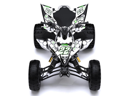 MotoPro Graphics Yamaha YFZ450 Quad ATV Full Graphics Set - PLAIDER