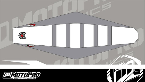 MotoPro Graphics Honda CR80 1996-2002 CR85 2003-2007 Dirt Bike Ribbed Seat Cover