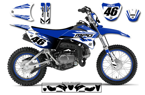MotoPro Graphics Custom Yamaha TTR110 Pit Bike CLASS Series Graphics - FREE SHIPPING