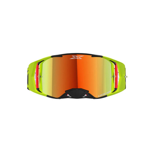 EKS Brand Lucid Goggle Flo Fire - Red Mirror Lens 