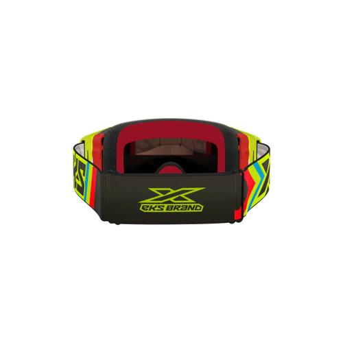 EKS Brand Lucid Goggle Flo Fire - Red Mirror Lens 
