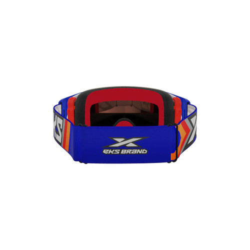 EKS Brand Lucid Goggle True Blue - Red Mirror Lens 