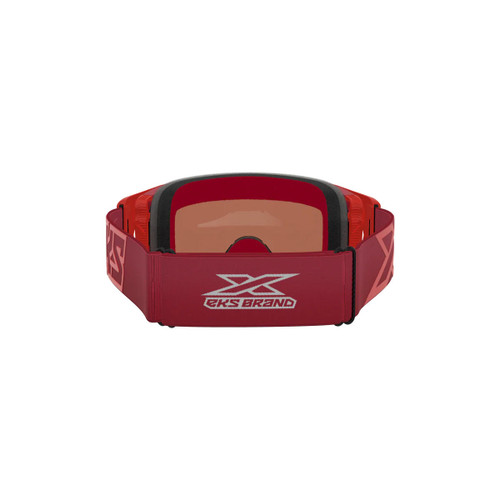 EKS Brand Lucid Goggle Red - Auburn Afterburner Lens 