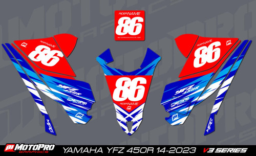  450R Number Plate V3 Series 