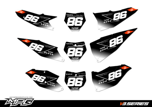  KTM SX-F & SX Number Plates Set V3 