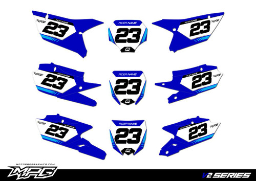 MotoPro Graphics Yamaha Number Plates Set V2 