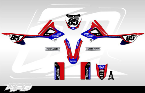 MotoPro Graphics Honda CRF E2 - Factor Series Graphics kit 