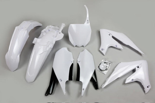 UFO 18-22 YZF 450/19-23 YZF 250 Full plastics kit - White 