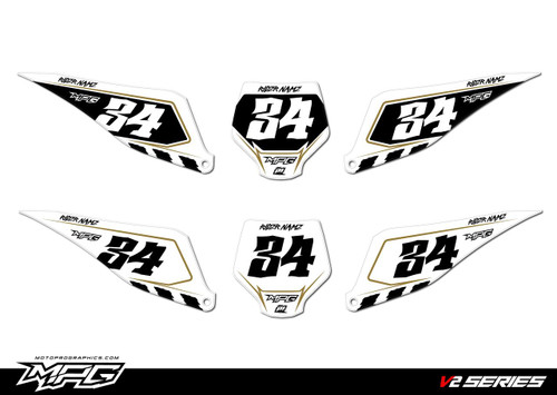 Stark future number plate sets | Motopro Graphics