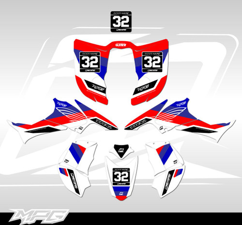 MotoPro Graphics Custom Honda TRX 90 Graphics Prime Series Graphics Kit 