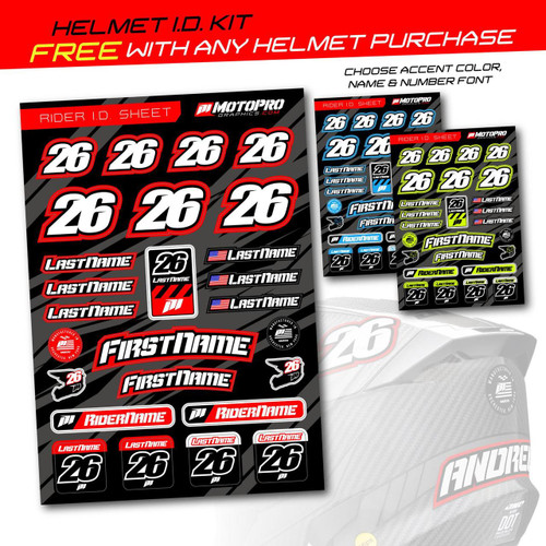 ONE Industries X-297 Helmet - Focus Black/White 