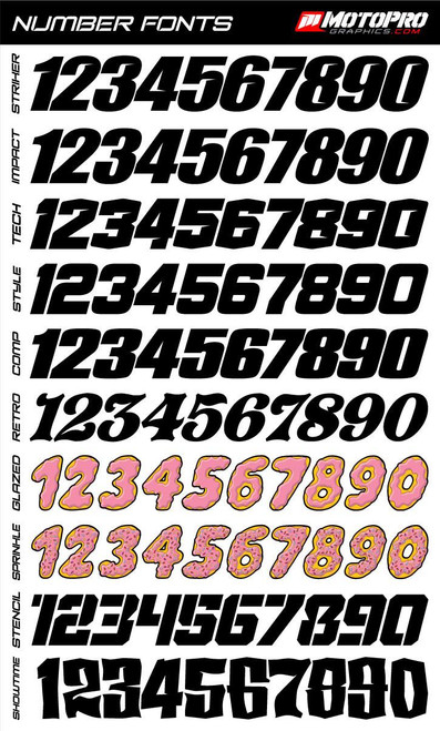 MotoPro Graphics Custom Cobra Dirt Bike DUMPIN white/grey Graphics Set 