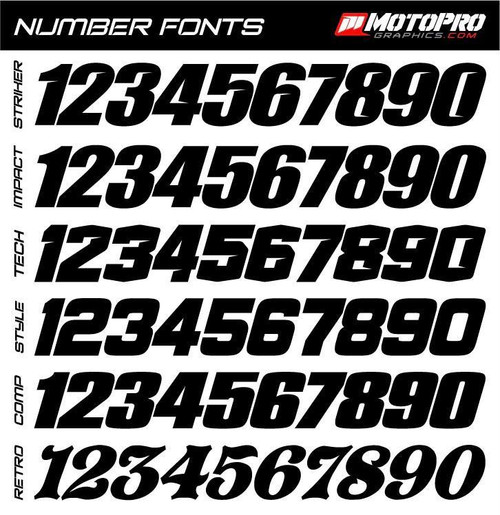 MotoPro Graphics Custom GasGas Dirt Bike Seventy4 Series Graphics Set - Red Black & White 