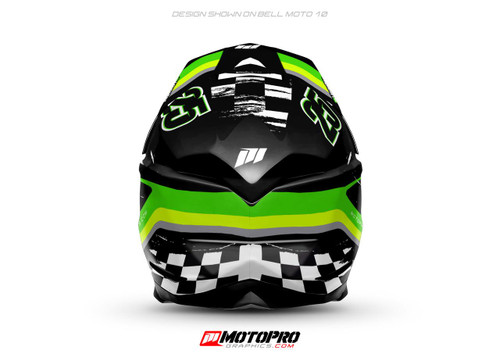 MotoPro Graphics D3 Custom Helmet Wrap 