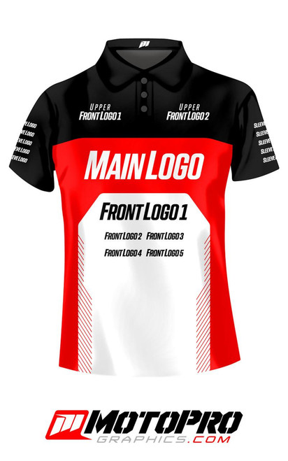 MotoPro Racing Custom Pit Shirt - Style 2  MotoPro Racing Custom Pit Shirt - Style 2