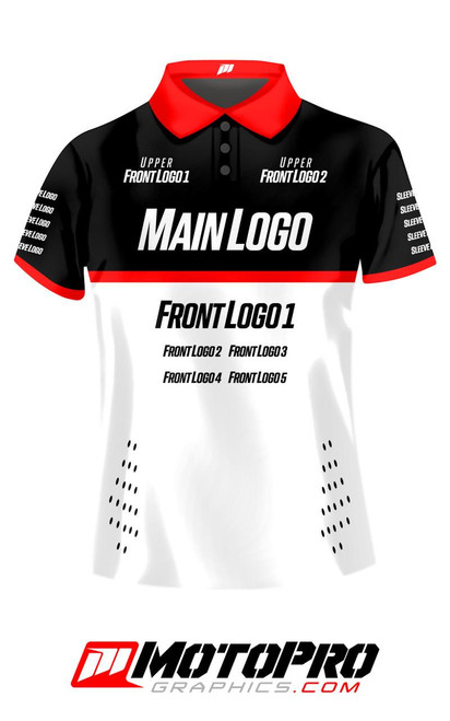 MotoPro Racing Custom Pit Shirt - Style 5  MotoPro Racing Custom Pit Shirt - Style 5