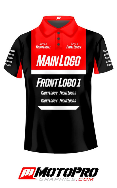 MotoPro Racing Custom Pit Shirt - Style 8 