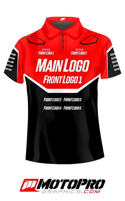 MotoPro Racing Custom Pit Shirt - Style 9 
