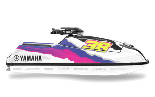 MotoPro Graphics Yamaha superjet - Spectrum Series Pink/Blue 