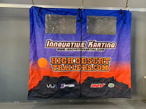 MotoPro Graphics Custom Enclosed Trailer Zip-Up Doors