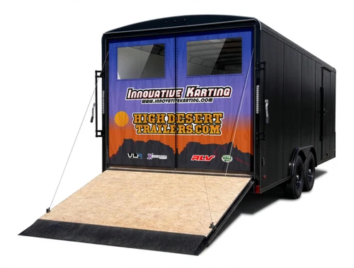 MotoPro Graphics Enclosed Trailer Zip-Up Doors - Full Custom 