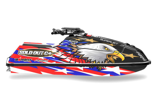 MotoPro Graphics Yamaha superjet - American Eagle 