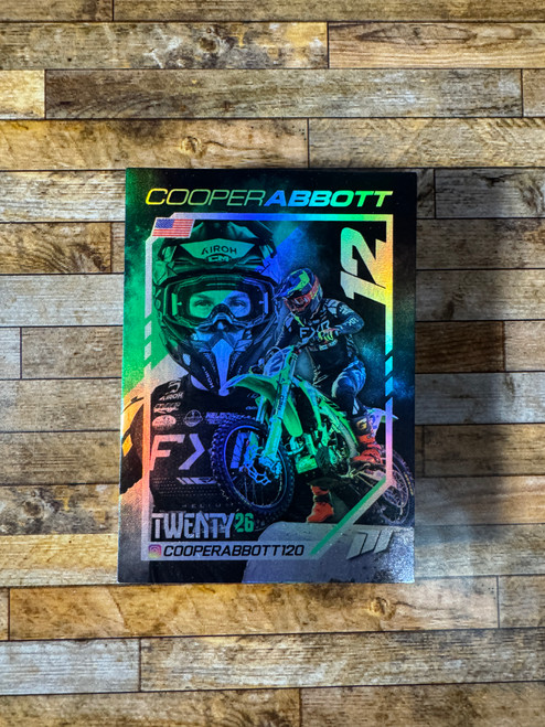 holographic front trading card 