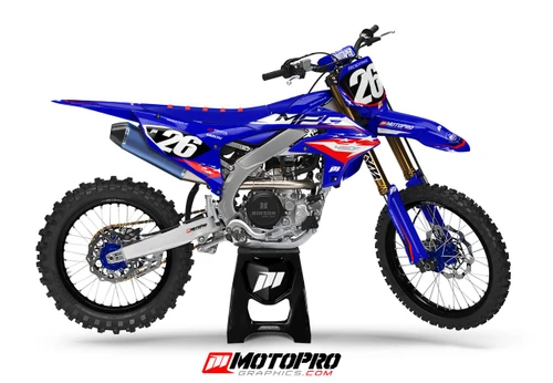 MotoPro Graphics Custom Yamaha Dirt Bike Altered26 USA Series Graphics 