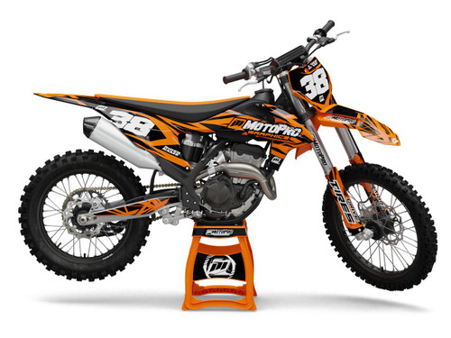 MotoPro Graphics KTM Dirt Bike Blitz Orange Graphics