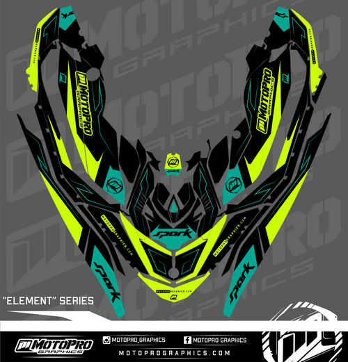 MotoPro Graphics Sea-Doo Spark Graphic Set - Element Series