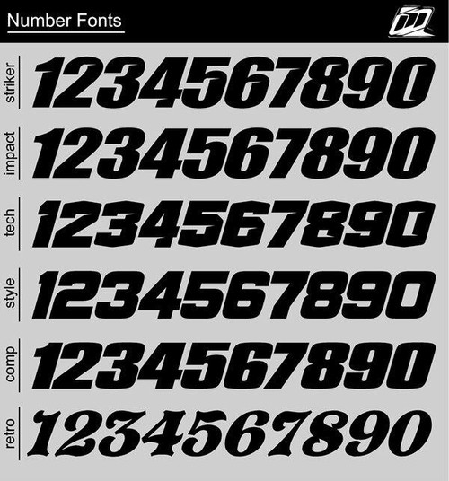 MotoPro Graphics Yamaha Dirt Bike TREK Red Series Graphics