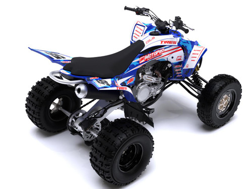 MotoPro Graphics Yamaha YFZ450 Quad ATV Full Graphics Set - PROTEST