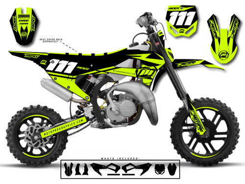 MotoPro Graphics Cobra Dirt Bike SCRUBER Graphics Set